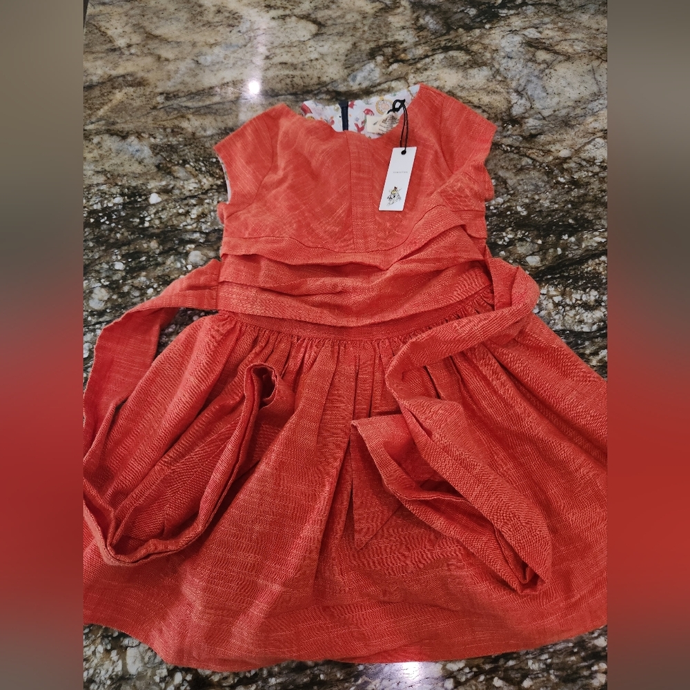 Elegant Coral Kids Formal Dress